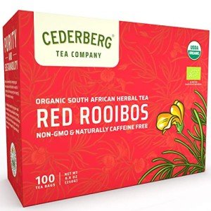 Organic Red Rooibos Tea 100 Teabags - Caffeine Free