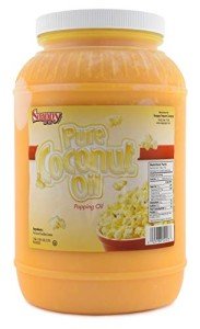Colored Coconut Oil for Popcorn – 1 Gallon