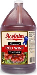 Acclaim Gourmet Red Wine Vinegar - 1 Gallon