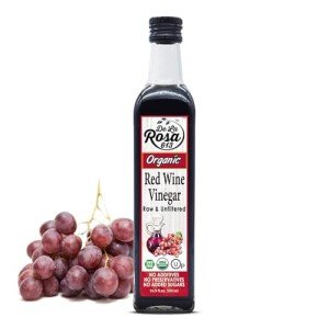 Organic Raw Red Wine Vinegar for Dressings 16.9 oz