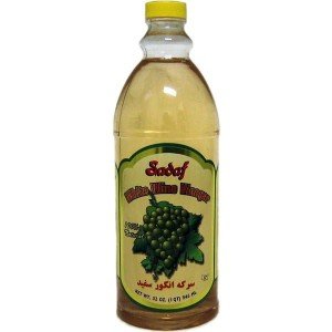 Sadaf 100% Natural White Wine Vinegar - 32 Oz