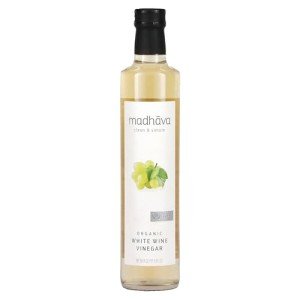 Madhava Organic White Wine Vinegar, 16.9 oz