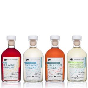 Essential Vinegar Set: Apple Cider, Red Wine & More
