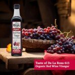 Organic Raw Red Wine Vinegar for Dressings 16.9 oz