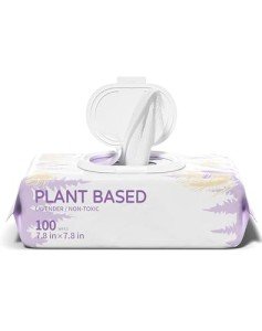 Lavender Plant-Based Dog Wipes for Clean Paws