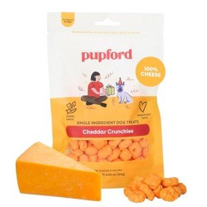 Cheddar Cheese Crunchies for Maltese Dogs
