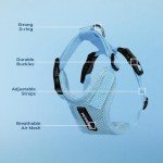 Voyager Step-in Lock Pet Harness - All Weather Mesh, Adjustable Step in Harness for Cats and Dogs by Best Pet Supplies - Baby Blue, XL
