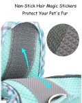 Petank No-Pull Dog Harness for Small & Medium Dogs - Easy Walk Harness for Walking, Running & Training - Set Includes Leash - Light Blue, S