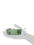 Loving Pets Bella Dog Bowls- Stainless Steel Dog & Cat Bowls - Spill Proof Dog Food Bowl, Puppy Essentials & Pet Supplies (Small 10-20 lbs, Artichoke)