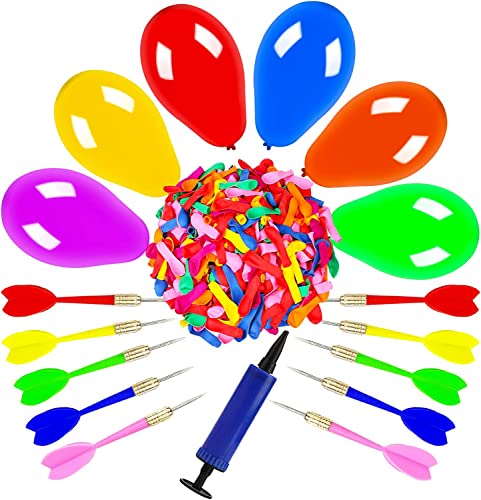 Dart Balloon Game Set with 500 Balloons & Darts