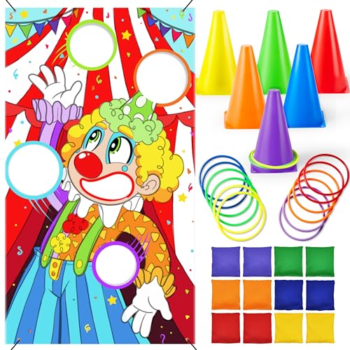 31-Piece Carnival Ring Toss Game Set