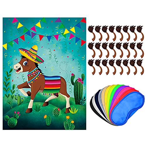 Pin The Tail On The Donkey Party Game Set