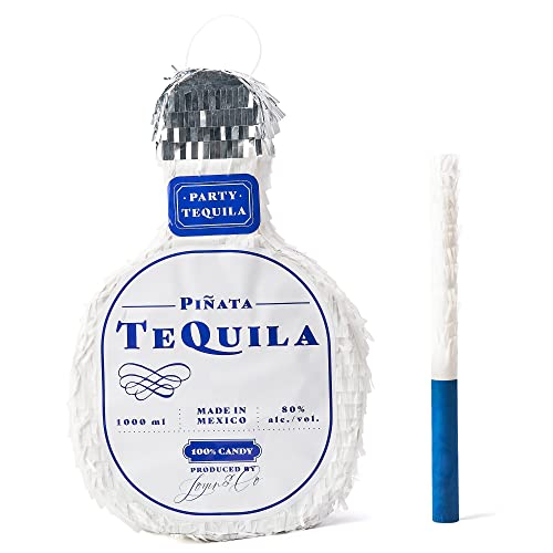 Tequila Bottle Pinata for Adult Fiesta Fun