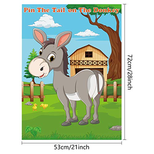 Pin The Tail On The Donkey Party Game Set