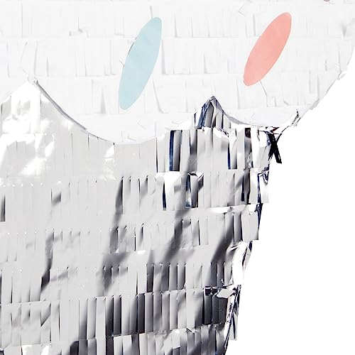 Blue Panda Pull String Cupcake Piñata for Parties