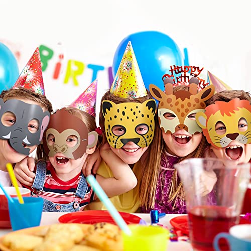 16 Animal Masks for Kids' Jungle Party