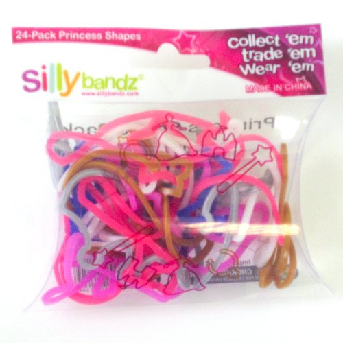 24 Pack of Silly Bandz Princess Theme