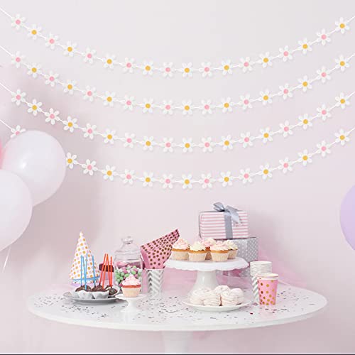 Summer Daisy Garland Flower Vine Banner - Party Supplies
