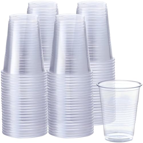 100 Pack of 7 oz Clear Plastic Cups
