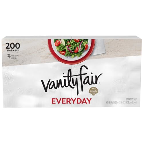 Soft & Smooth Disposable Paper Napkins, 200 Count