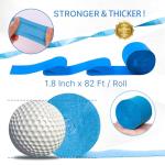 PartyWoo Crepe Paper Streamers 6 Rolls - Variety Pack