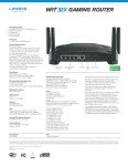 Linksys WRT3XB Gaming Router - Low Ping, High Speed