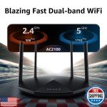 Speedefy AC2100 High-Speed Dual Band WiFi Router