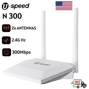 U-speed N300 Wireless Router for Home Internet