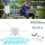 WAVLINK WiFi 6 Outdoor Mesh Router AX3000