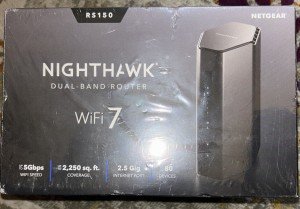 Netgear Nighthawk WiFi 7 RS150 Router - 5Gbps Speed