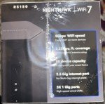 Netgear Nighthawk WiFi 7 RS150 Router - 5Gbps Speed
