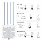 AX1800 Dual Band WiFi 6 Outdoor Range Extender