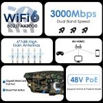 WiFi 6 Outdoor Mesh Extender AX3000 Weatherproof