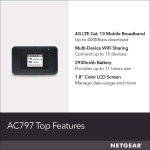 NETGEAR 4G LTE Mobile Wi-Fi Hotspot AC797