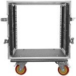 10U Heavy Duty ATA Rack Case with Casters