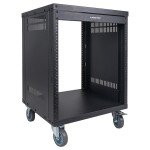 Sound Town 12U Steel Rack with Mesh Doors
