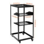 Heavy Duty 20U Network Rack for AV Gear