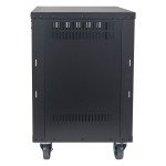 Sound Town 12U Steel Rack with Mesh Doors