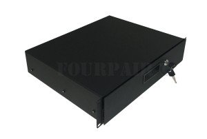19" Locking 2U Rack Mount Drawer for Gear