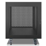 Sound Town 12U Steel Rack with Mesh Doors