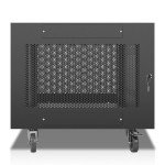 Sound Town Universal Steel Rack with Mesh Doors