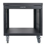Sound Town Universal Steel Rack with Mesh Doors