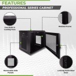 NavePoint 19” Wall Mount Network Cabinet