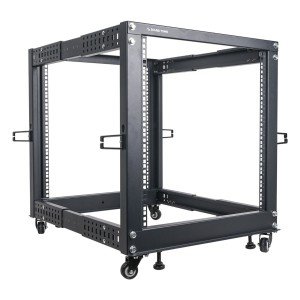 Sound Town 12U Adjustable Depth Server Rack