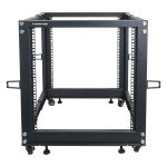 Sound Town 12U Adjustable Depth Server Rack