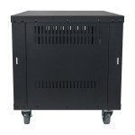 Sound Town 8U Universal Steel Rack with Locking Casters
