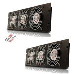 GRIFFIN Rack Mount Dual Fan Cooling System