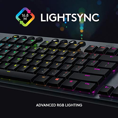 Logitech G815 RGB Mechanical Gaming Keyboard - Black