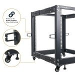 Sound Town 15U Adjustable Depth Server Rack
