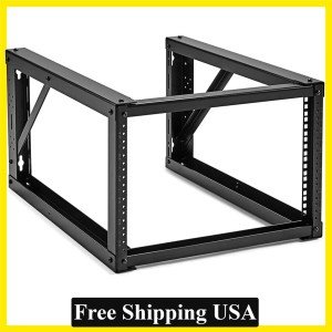 6U Open Frame Wall Mount Server Rack